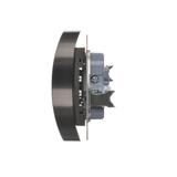 Simon 54 Gniazdo podwójne z/u z przesłonami 16A z. śrub. antracyt