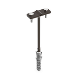 LA 9005 UCHWYT Z KOŁKIEM fI-12 12.4 LA 9005