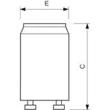 Starter do świetlówki S12 115-140W 220-240V UNP PHILIPS