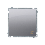 Simon Basic Przycisk dzwonek 10A szybkozłączka stal inox