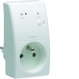 KNX q/e/s Załączający adapter gniazdkowy 16A TRC270F HAGER