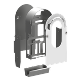 Obudowa zestawu, EVlink Pro AC Metal, do ściennej stacji z 1 punktem ładowania, stalowa
