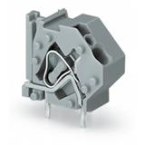 złączka do płytek drukowanych jasnoszara raster 10 mm