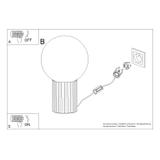 Lampa biurkowa HALO beżowa