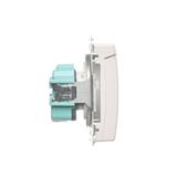 Simon Basic Gniazdo wtyczkowe z uziemieniem z przesłonami torów prądowych bryzgoszczelne IP44 16A 250V zaciski śrubowe biały BMGZ1BZ.01/11 BMGZ1Bz.01/11 KONTAKT
