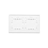 Simon 54 Touch Panel dotykowy S54 Touch 2 moduły 2 pola dotykowe pionowe + 2 pola dotykowe pionowe biała perła DSTR233/70 KONTAKT