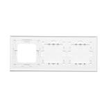 Simon 54 Touch Panel dotykowy S54 Touch 3 moduły 4 pola dotykowe + 4 pola dotykowe + 1 otwór na osprzęt S54 biała perła DSTR3440/70 KONTAKT