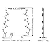 JUMPFLEX przetwornik separacyjny ze wzmocnieniem I/U DZ