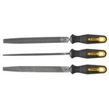 Pilniki do metalu, 200 mm/2, zestaw 3 szt.