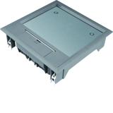 tehalit.VE-EE Pokrywa uchylna VQ06 200x200 wykładzina 12mm stal szary PA VQ06127011 HAGER