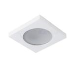 FLINI IP44 DSL-W Oczko sufitowe FLINI IP44 DSL-W kwadratowy stop aluminium kolor biały 1XGx5,3/GU10