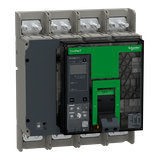 Wyłącznik mocy ComPacT NS1000N 50kA przy 415VAC 4P stacjonarny sterowanie ręczne MicroLogic 5.0A 1 C100N45AFM Schneider