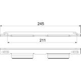 GRV 245, ŁĄCZNIK DO KORYT.SIATK.245MM DD