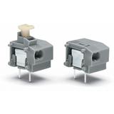 Złączka do płytek drukowanych szara raster 10/10,16mm 235‑851/333‑000 /100szt./ WAGO