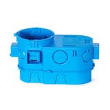 SE2x60G ,  Puszka do istalacji elementów elektronicznych, podtynkowa, głęboka, szeregowa, niebieski