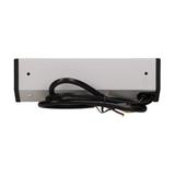 Gniazdo meblowe 2x2P+Z z wyłącznikiem, czarno-srebrne OR-GM-9002/B-G ORNO