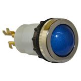 Lampka D22MSB 24V-230V metalowa niebieska
