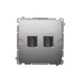 Simon Basic Gniazdo HDMI podwójne satynowy BMGHDMI2.01/29 KONTAKT