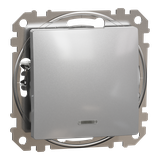 Sedna Design & Elements Łącznik schodowy z podświetleniem srebrne aluminium SDD113166L Schneider