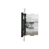 Simon 55 Ściemniacz do LED ściemnialnych klawiszowy Czarny mat