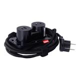 Incara: Electr'On - Podstawa 1x2P+Z / Usb A+C - 2,5 M-Czarny 654903 LEGRAND