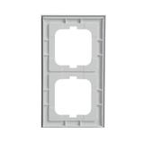 AXCENT Ramka 2-krotna  białe szkło