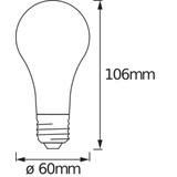 Lampa LED z głośnikiem GOOGLE NEST CH DACH CL A60 FIL BT KIT