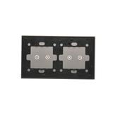 Simon 54 Touch Panel dotykowy S54 Touch 2 moduły 2 pola dotykowe poziome + 2 pola dotykowe poziome srebrna mgła DSTR222/71 KONTAKT