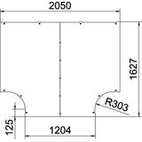 LTD 1200 R3 FT Pokrywa trójnika