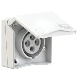 GNIAZDO ZABUDOWANE SERIA DESIGN IP44 gniazdo tablicowe 16A 3P+Z 400V 844-6v PCE