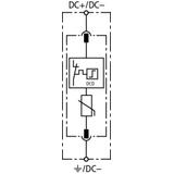 Ogranicznik przepięć typu 2, guard SE DC, 1-bieg. Uc 242 V DC 972120 DEHN
