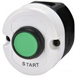 ESE1-V3 - Kaseta szaro-czarna, START, 1NO, przycisk Zielony