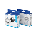 SUFITOWA OPRAWA PUNKTOWA BRILLANTE, SZKŁO, BIAŁY KRYSZTAŁ, OKRĄGŁA