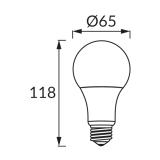 ERSTE LED E27 14W 4500K 03060 IDEUS