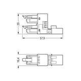 rozgałęźniki typu h /50szt./ WAGO