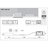Oprawa SP AIR FIX P 6W 930 PS DIM IP65 BK