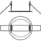 Adapter do montażu czujników w suficie podwieszanym DALI LS/PD CI KIT
