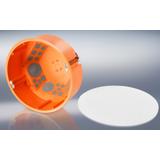 E816 ,  Puszka do pustych ścian O120mm, rozgałęźna z membranami przebiciowymi, wiatroszczelna, pomar