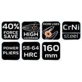 Szczypce boczne 40% FS 150 mm