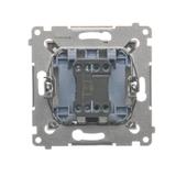 Simon 54 Przycisk „światło” z podświetleniem LED 16A z. śrub. brąz mat