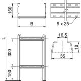 DRABINA KABLOWA 160X600MM FT