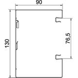 GS-A90130RW, Kanał podparapetowy 90X130 CZ.B.