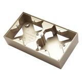 SONATA Puszka instalacyjna podwójna - kolor szampański złoty