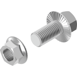 Śruba z nakrętką SKK 8x12mm /100szt./ SKKM8x12 650352 BAKS