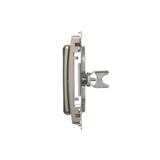 Simon Basic Adapter (przejściówka) na osprzęt standardu 45 × 45 mm. Montaż do puszki na łapki i wkręty satynowy BMA45M/29 KONTAKT