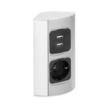 Gniazdo meblowe 1x2P+Z (Schuko), 2xUSB (typ A, 2,1A) OR-AE-1310(GS) ORNO