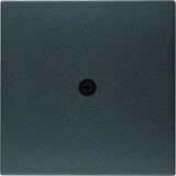BERKER B.Kwadrat/B.3/B.7 Płytka czołowa do przyłączy kablowych antracyt 10191606 HAGER