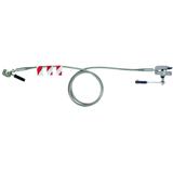 Uziemiacz 70 mm2 o dł. 8500 mm Al, z zaciskami do szyn