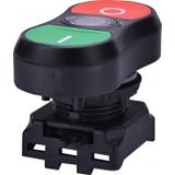 EGTI-S - Napęd z guzikiem podwójnym podświetlany z przeźroczystą listwą centralną