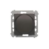 Simon 54 Ściemniacz obrotowy do LED ściemnialnych 230 V 2–250 W brąz mat. Maksymalna ilość zródeł LED - 10 szt. DS9L.01/46 KONTAKT